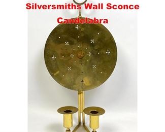 Lot 80 Tommi Parzinger for Dorlyn Silversmiths Wall Sconce Candelabra