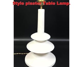 Lot 216 ALBERTO GIACOMETTI Style plaster Table Lamp. 