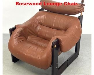 Lot 241 PERCIVAL LAFER Brazilian Rosewood Lounge Chair. 