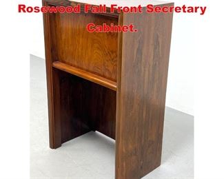 Lot 337 FRENCH Art Deco Rosewood Fall Front Secretary Cabinet. 