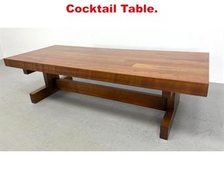 Lot 348 Large Heavy LANE Coffee Cocktail Table. 
