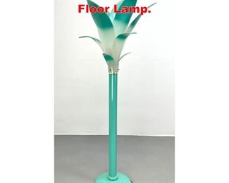 Lot 358 ROUGIER Style Palm Floor Lamp. 