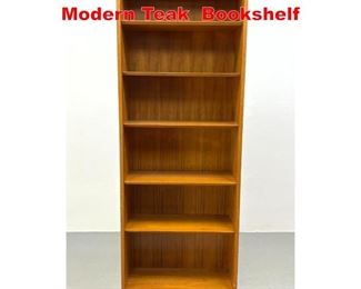 Lot 460 Poul Hundevad Danish Modern Teak Bookshelf