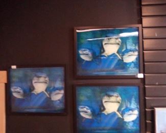 Sharks on the Wall 3D