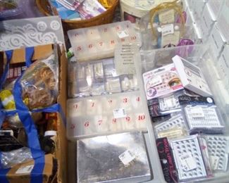 Nails and Eyelashes from a Salon