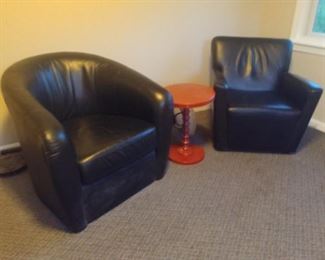 Leather club chairs $150 each