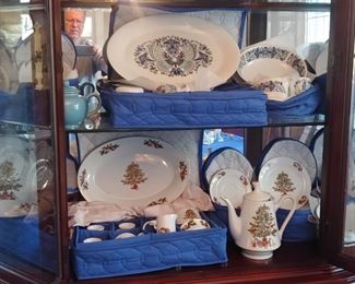 Royal Doulton Aquarius dinnerware  only $150
Set of Christmas China
$75