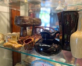 Black glass collection 