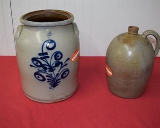 Lot 859 2 crocks as is