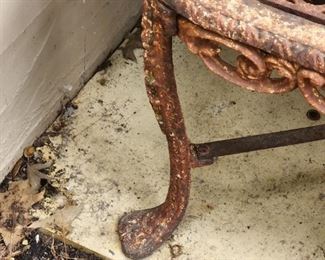 Cast Iron patio chair