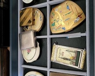 We have over 40 compacts many are antique