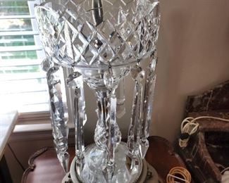 Crystal and glass lamp a must see