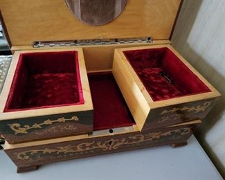 Many jewelry boxes are hard carved and have great detail