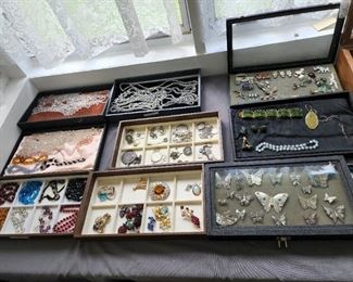 We have hundreds and hundreds of pieces of jewelry including Sterling and Gold