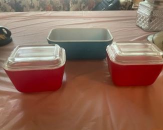 Pyrex Refrigerator Crocks