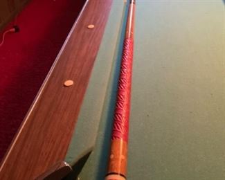 One of the Pool Sticks Available 