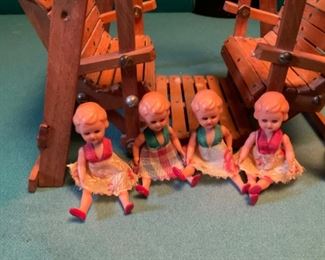 Celuloid Small Dolls with Movable Limbs and Eyes
