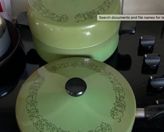 Avacado Green Pot and Pan