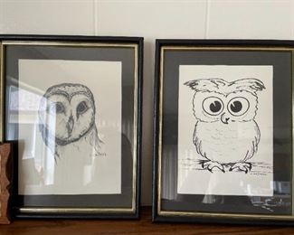 Owl Art by c. caSteel