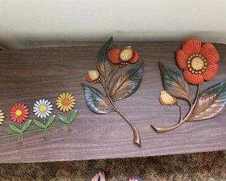 Retro Flower Power Wall Art