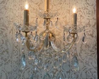 Pairs of sconces