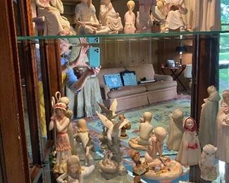 Collection of Cybis figurines