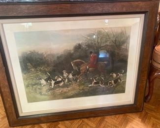 English engraving “A short cut to the Meet”