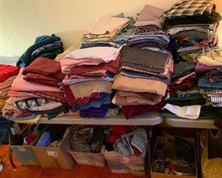 Even more fabric / material / scrap, huge variety!