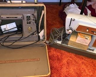 Vintage sewing machines