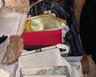 Vintage beaded purses