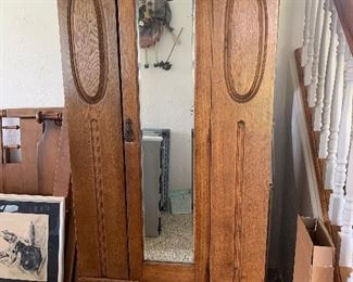 Vintage wardrobe cabinet
