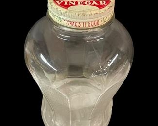 4-PCS VINTAGE SPEAS VINEGAR JAR SET WITH SPEAS LIDS
