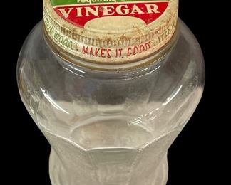 4-PCS VINTAGE SPEAS VINEGAR JAR SET WITH SPEAS LIDS