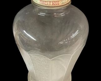 4-PCS VINTAGE SPEAS VINEGAR JAR SET WITH SPEAS LIDS