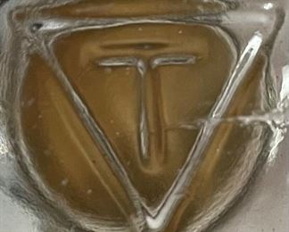 ANTIQUE RAJAH BRAND JAR W/LID, HANDLE – JAR 100+ YEARS