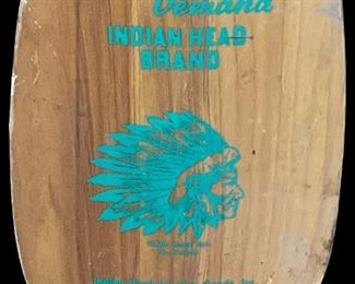 VINTAGE INDIAN HEAD BRAND OAR (GREEN GRAPHICS)