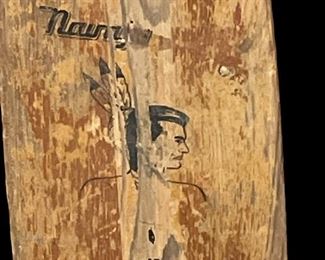 VINTAGE NAVAJO BRAND OAR (BLACK GRAPHICS)