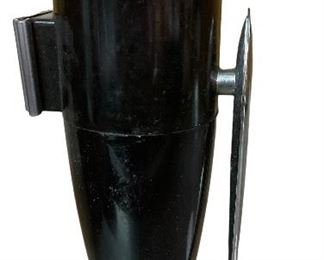 VINTAGE / NOS DAZEY ICE CRUSHER (BLACK) IN ORIGINAL BOX, W/PAPERWORK, HDWE