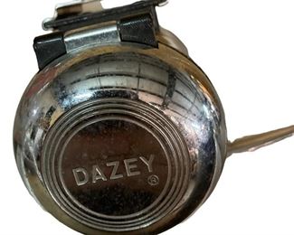 VINTAGE / NOS DAZEY ICE CRUSHER (BLACK) IN ORIGINAL BOX, W/PAPERWORK, HDWE
