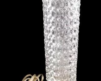 VINTAGE/ANTIQUE EMPIRE STYLE GLASS LAMP SHADE (NO LAMP or BASE)      (2-AVAILABLE)     **BASE IN PICTURE FOR EXAMPLE ONLY.