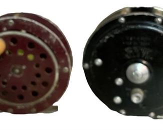 VINTAGE CASTING REELS    (2-AVAILABLE)