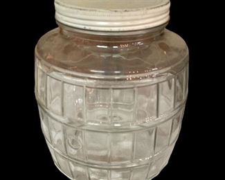 VINTAGE PICKLE JAR W/LID #1
