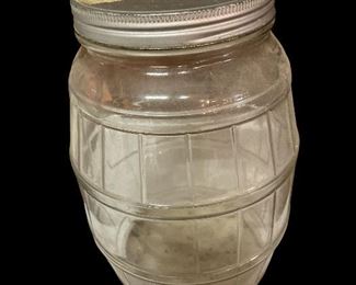VINTAGE PICKLE JAR W/LID #2
