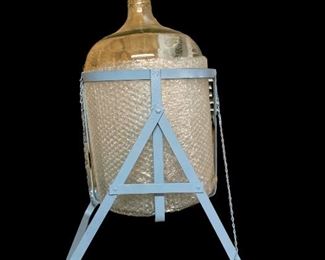 VINTAGE 5-GALLON WATER JUG HOLDER/POURER