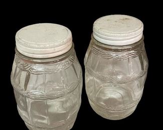 VINTAGE PICKLE JAR W/LID #4        (2-AVAILABLE)