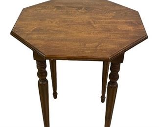 HAND-CRAFTED OCTAGON TOP TABLE