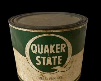 VINTAGE 5LBS QUAKER STATE MULTI-PURPOSE LUBRICANT-B