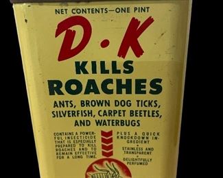 D-K KILLS ROACHES TIN