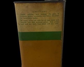 PERFECTION FURNITURE POLISH TIN