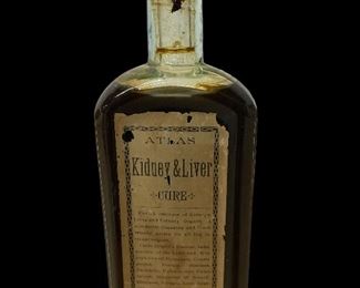 ANTIQUE ATLAS KIDNEY & LIVER CURE